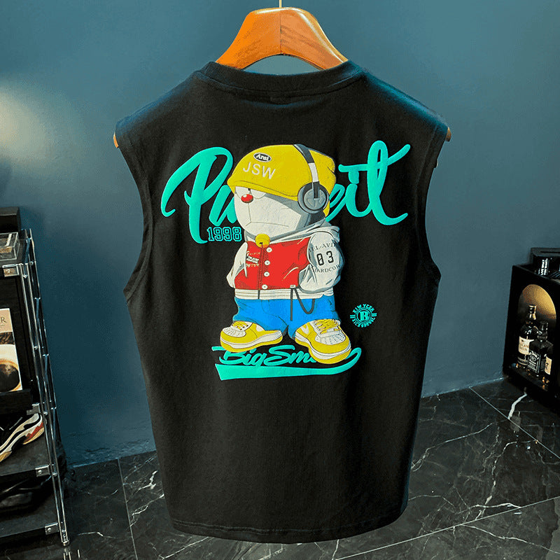 Men’s Summer Sleeveless T-Shirt – Lightweight Casual Top