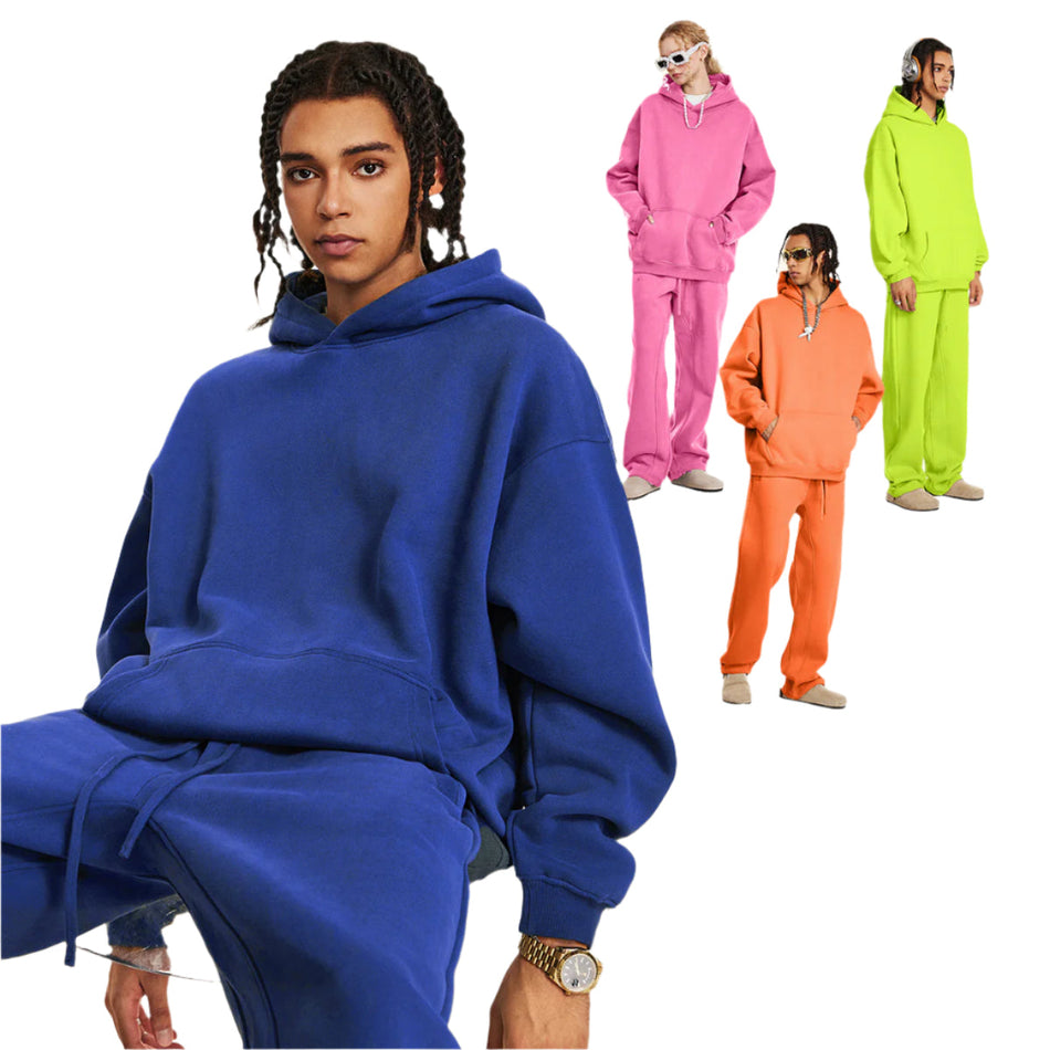 Men’s Thick Velvet Hoodie Loose Large Size