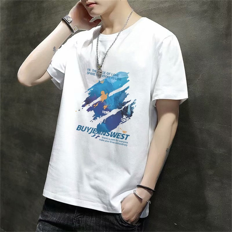 Men’s Korean Loose Fit T-Shirt – Summer 2025 Style