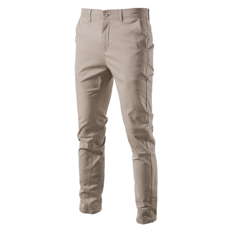 Men’s Cotton Trousers | Breathable Fall/Winter Casual Pants