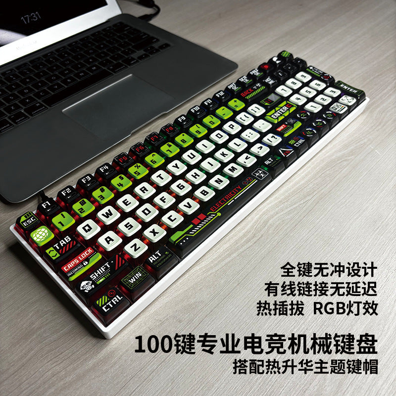 Hot-Swappable Mechanical Gaming Keyboard