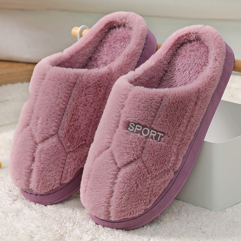 Warm Thick Cotton Slippers Non Slip Indoor Home Wear