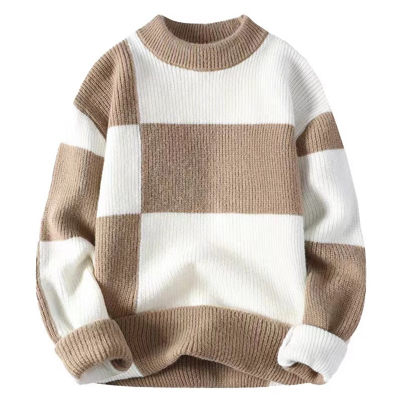 Men’s Half Turtleneck Knit Sweater – Autumn Winter