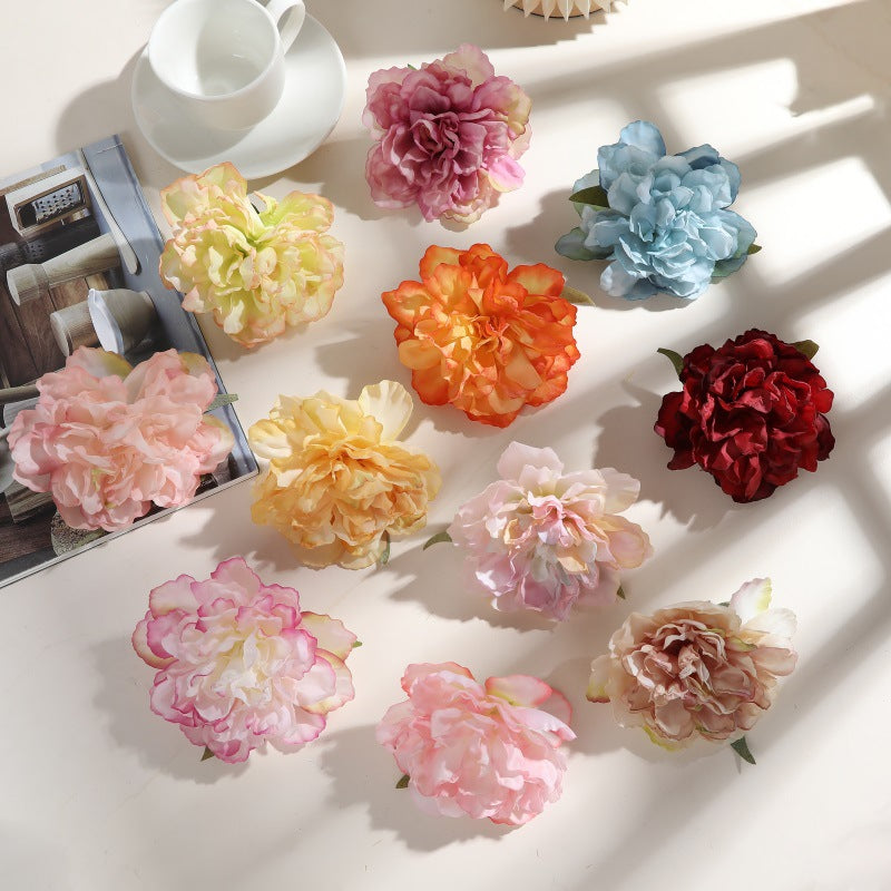 DIY Burnt-Edge Peony – Silk Flower Wedding & Décor Accessory