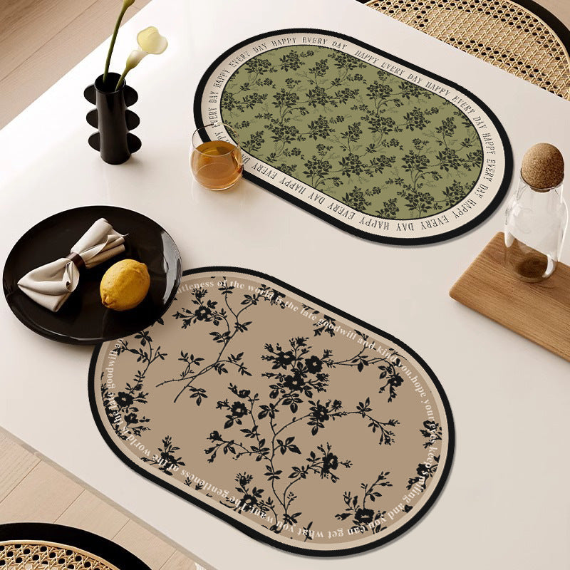 French Style Waterproof Leather Placemat