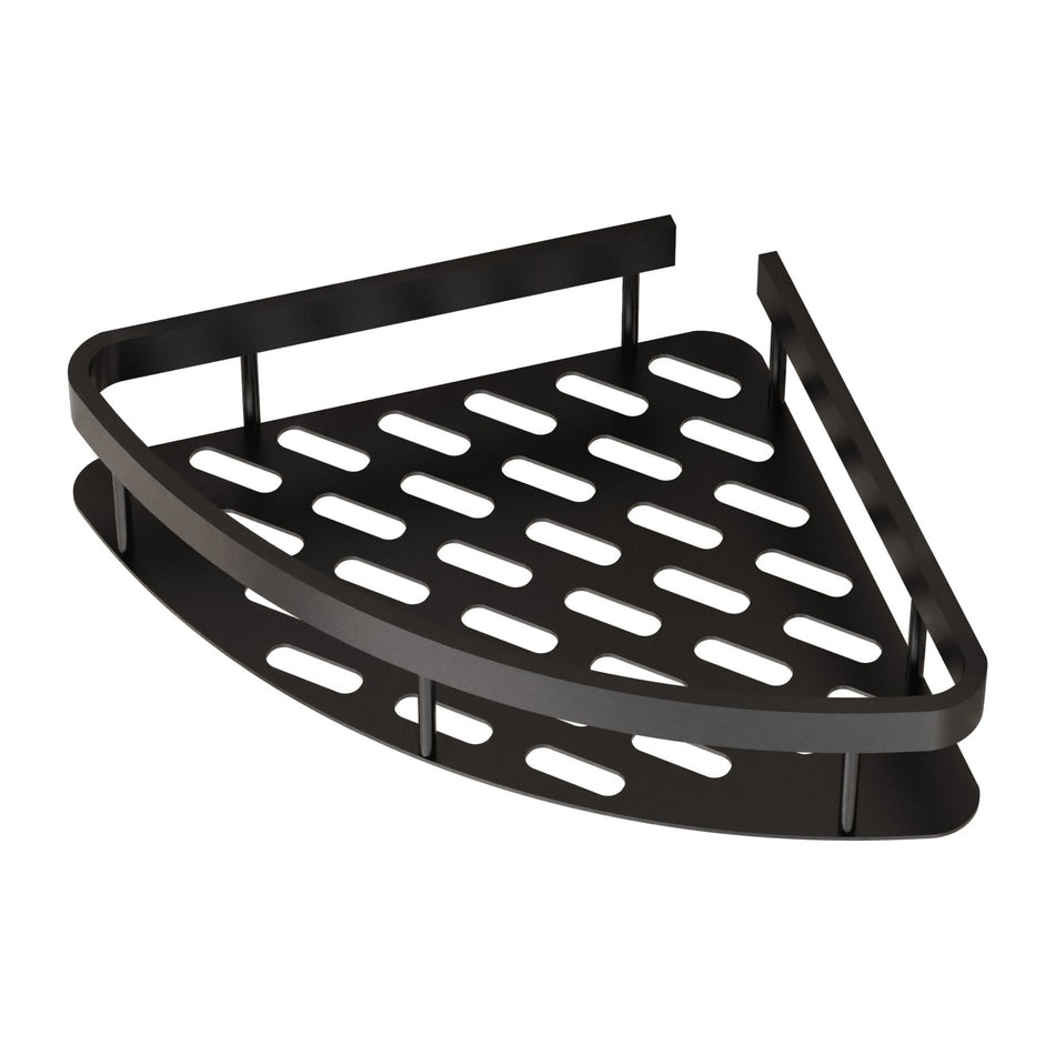 Aluminum Bathroom Corner Tripod Storage Rack Punch-Free