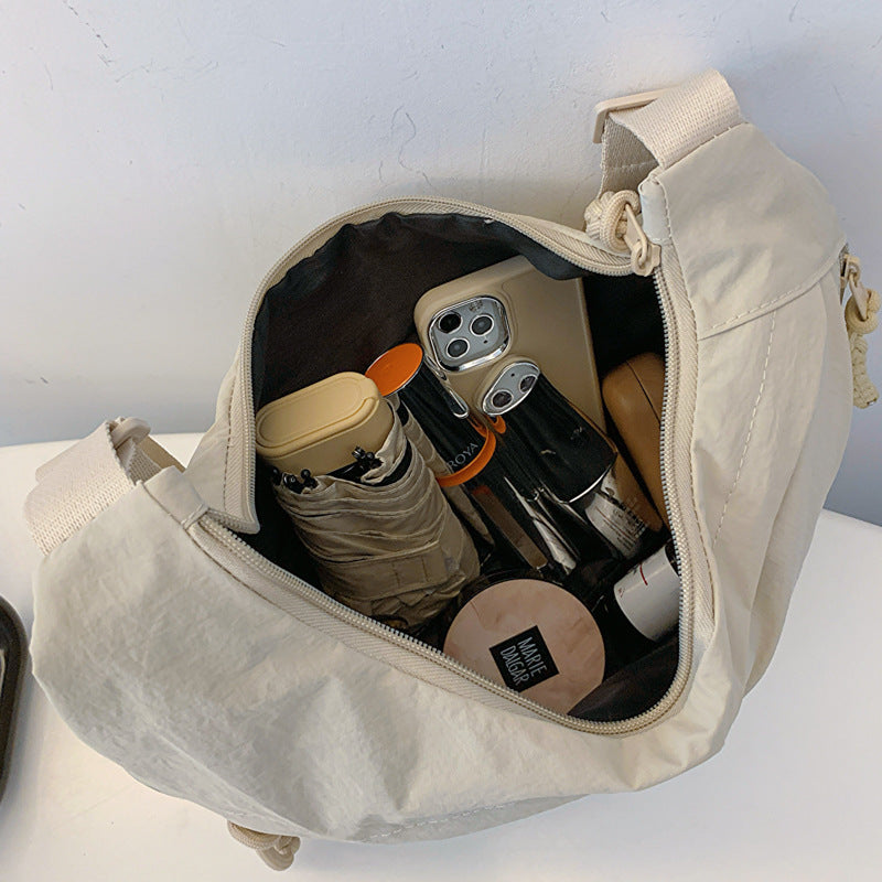 Lightweight Nylon Dumpling Shoulder Crossbody Bag