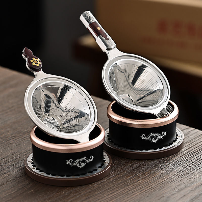 304 Stainless Steel Tea Strainer Fair Cup Funnel Filter