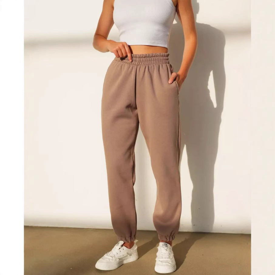 2026 Women’s Fleece-Lined Warm Jogger Sweatpants