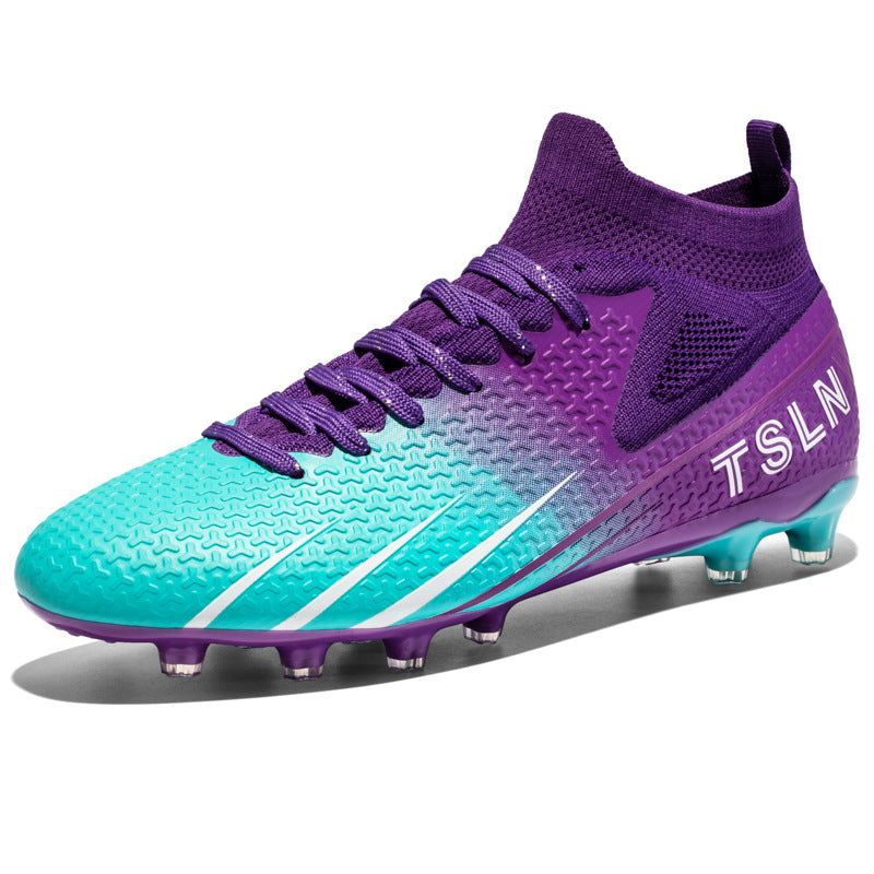 High-Top Football Shoes | FG Broken Nail Sneakers Unisex