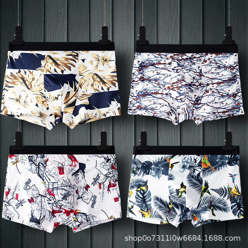 Pack of 10 Mens Mid-Waist Cotton Boxer Briefs