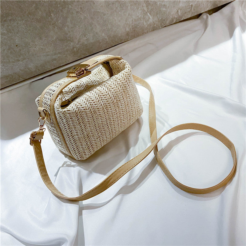 STOCK-Japanese Style Nylon Drawstring Crossbody Bag