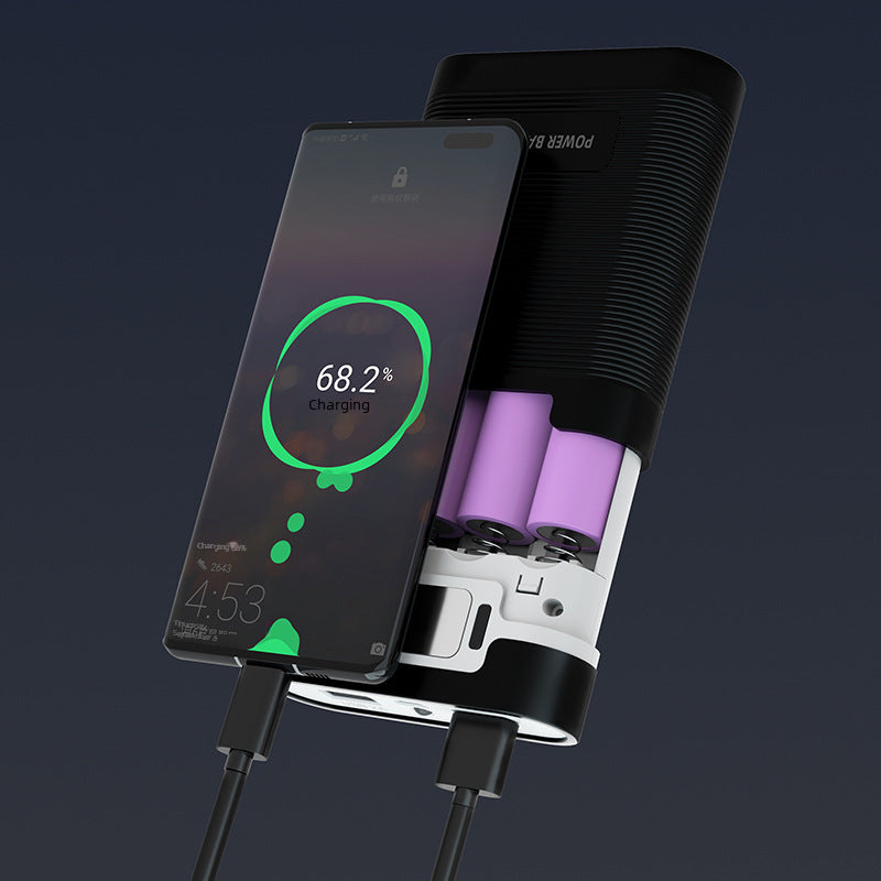 DIY 18650 Battery Power Bank Case – No Welding Needed
