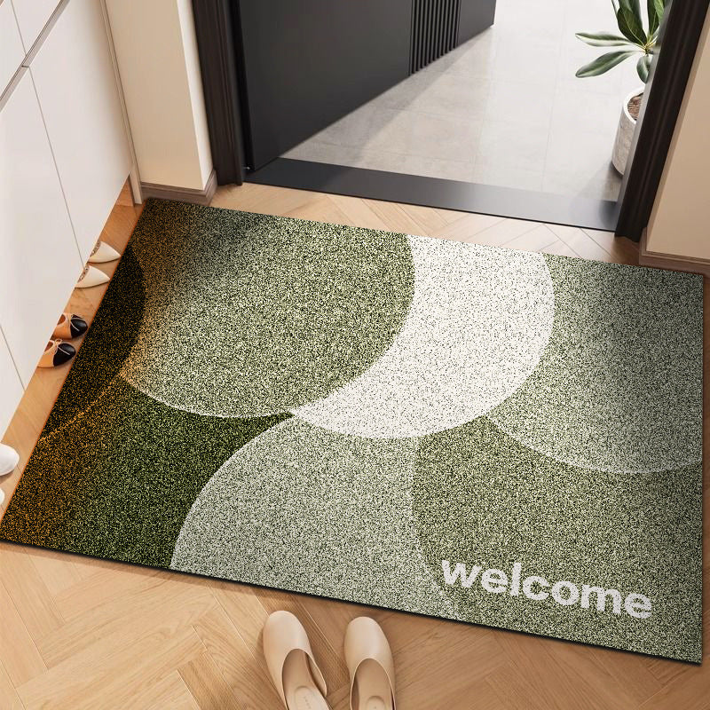 Round PVC Door Mat – Anti-Slip, Thickened, Dirt-Resistant Floor