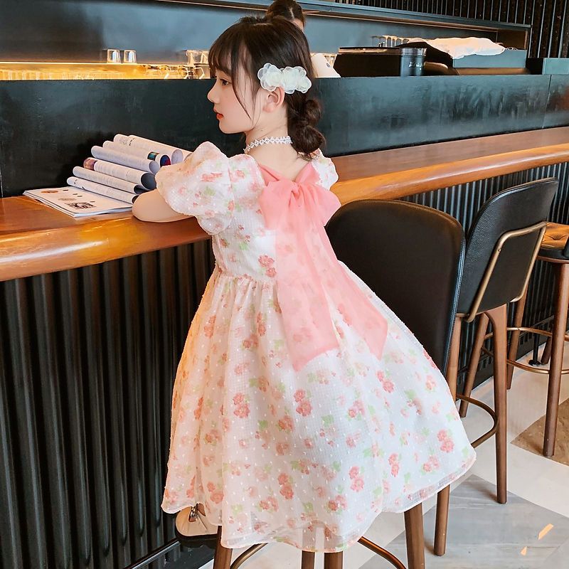 2026 Girls Korean-Style Summer Princess Dress