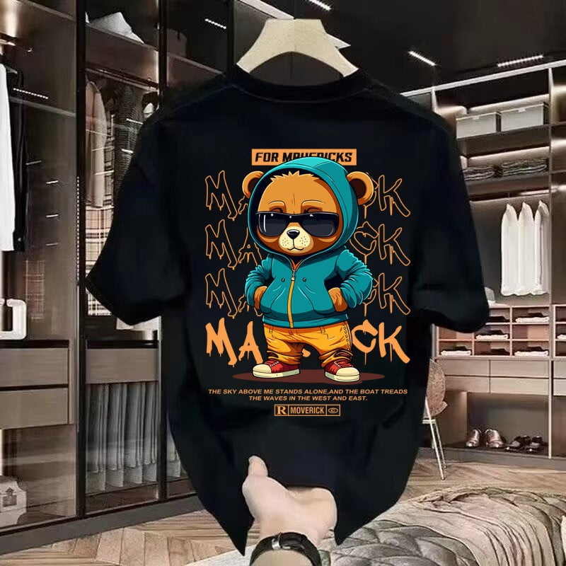 Korean Style Couple T-Shirt – Loose Casual Summer Fit