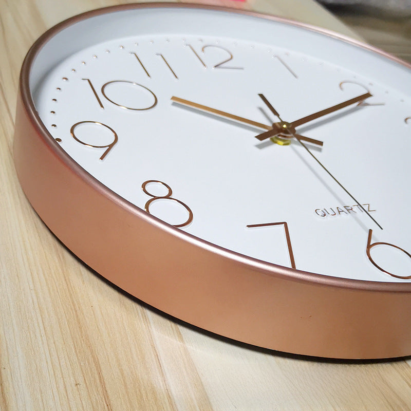 12-Inch Modern Quartz Wall Clock – Simple & Stylish
