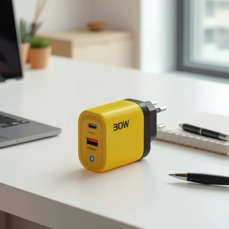12W–30W PD Fast Charger Type-C + USB Universal Plug