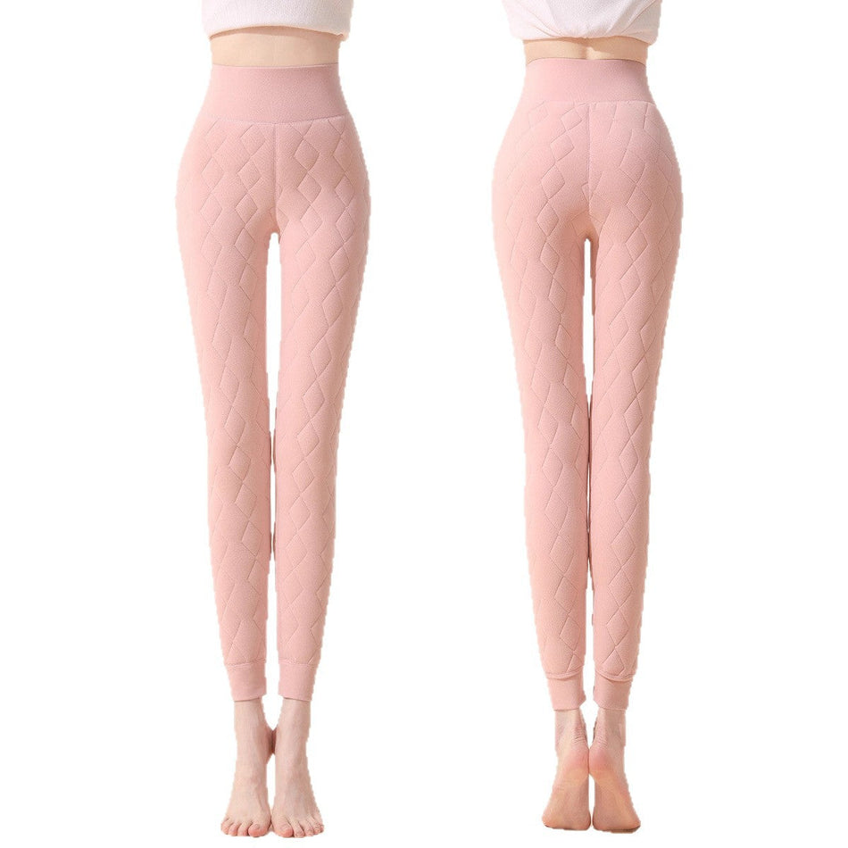 Winter Fleece Leggings – High-Waist Warm Cotton Pants