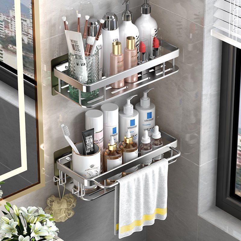 Wall-Mounted Toilet Washstand Storage Shelf
