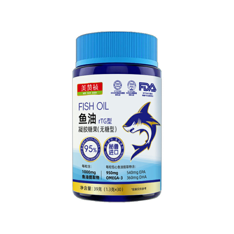 Premium DHA & EPA Fish Oil Softgels for Wellness