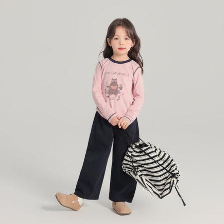 2026 Girls’ Cartoon Long-Sleeve T-Shirt Kidswear – Kids Fashion Nepal | Tudoholic