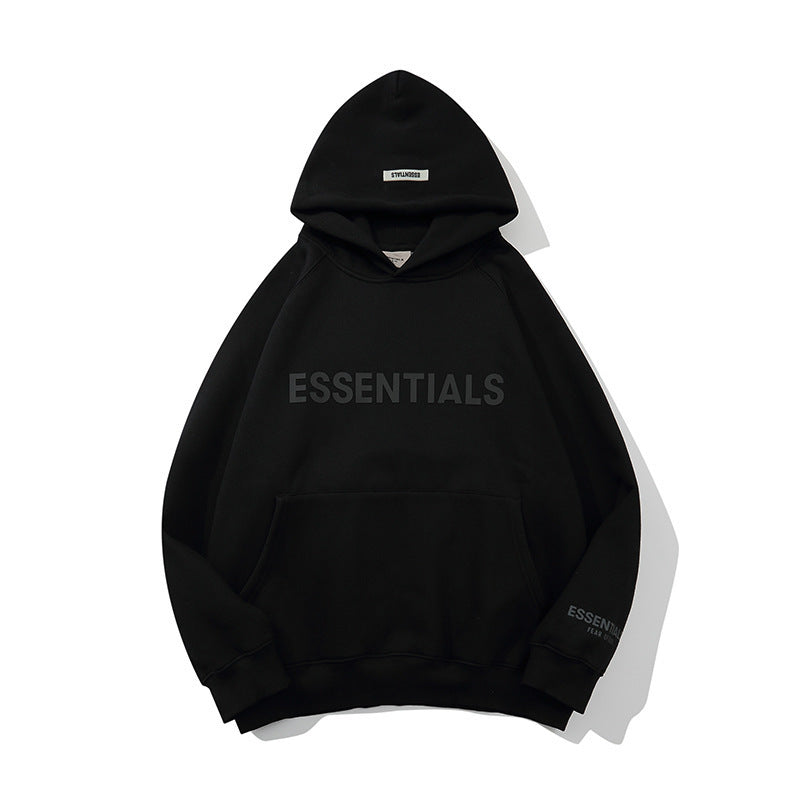 Men’s & Women’s Hoodie – Silicone 3D Letter Logo