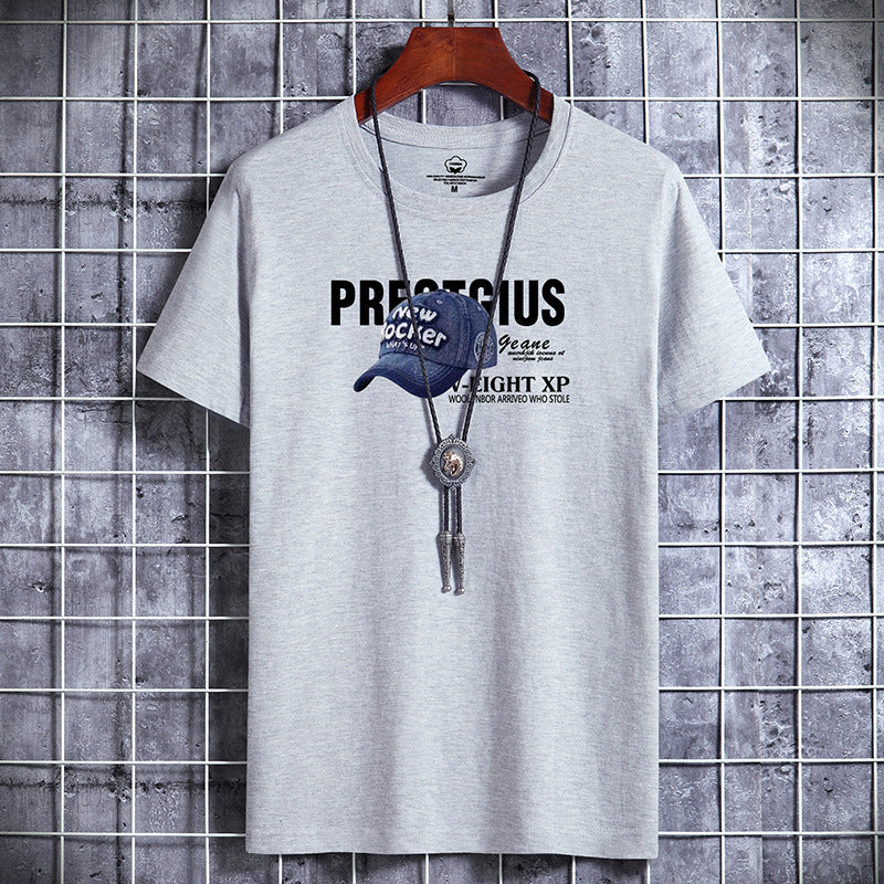 Men’s Summer Loose Fit T-Shirt – Student Casual Wear