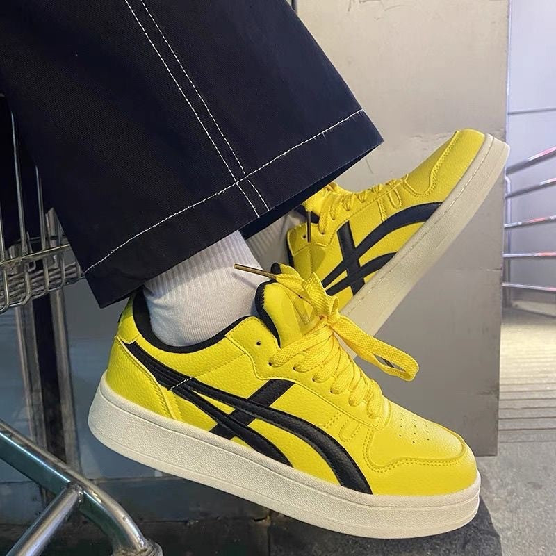 Hong Kong Style Men’s Sneakers – Trendy Korean Casual Shoes
