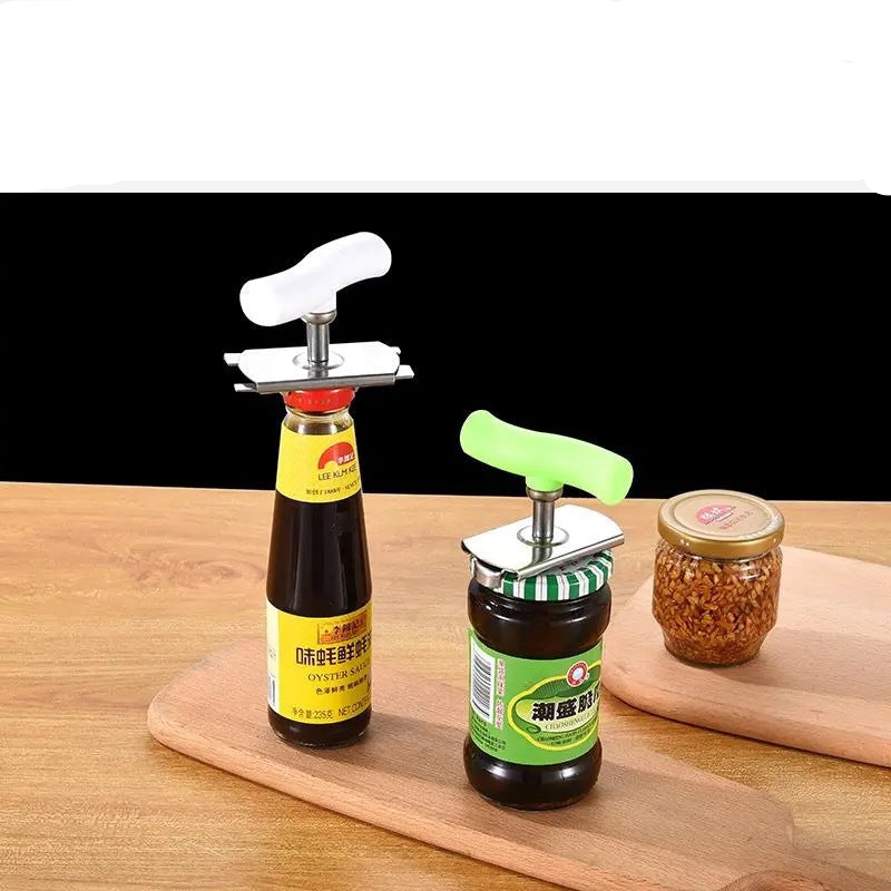 Labor-Saving Cap and Bottle Opener Tool