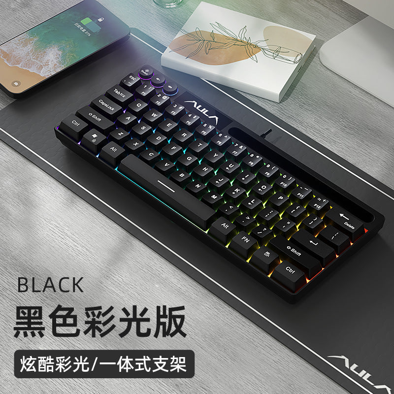INSTOCK- AULA F3061 RGB Mechanical Mini Keyboard – 61 Keys