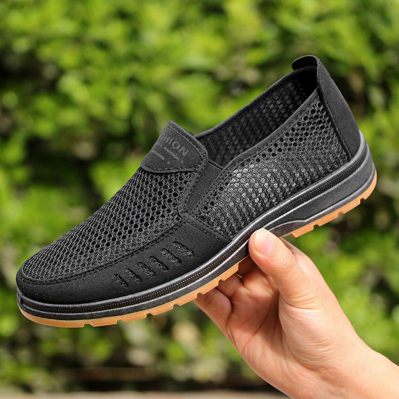 Men’s Summer Old Beijing Slip-On Cloth Shoes