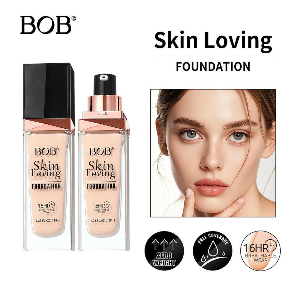 Bob Long-Lasting Liquid Foundation – Oily Skin Concealer