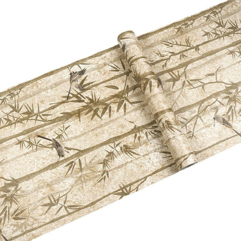 Xiaoxiang Bamboo Waterproof PVC Self-Adhesive Wallpaper
