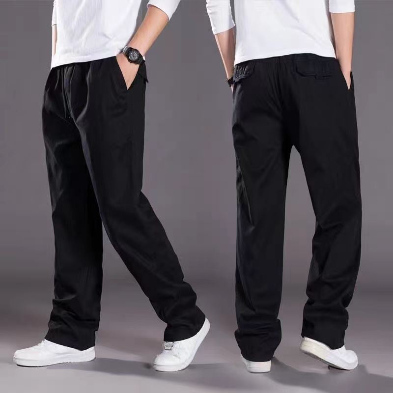 STOCK-Cotton Overalls – Durable Loose Fit Summer Pants