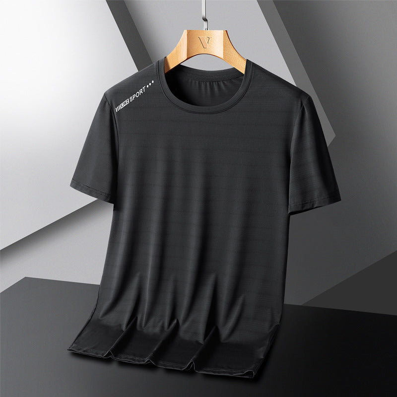 Men's Ice Silk T-Shirt | Cool Stretch Sports Tee