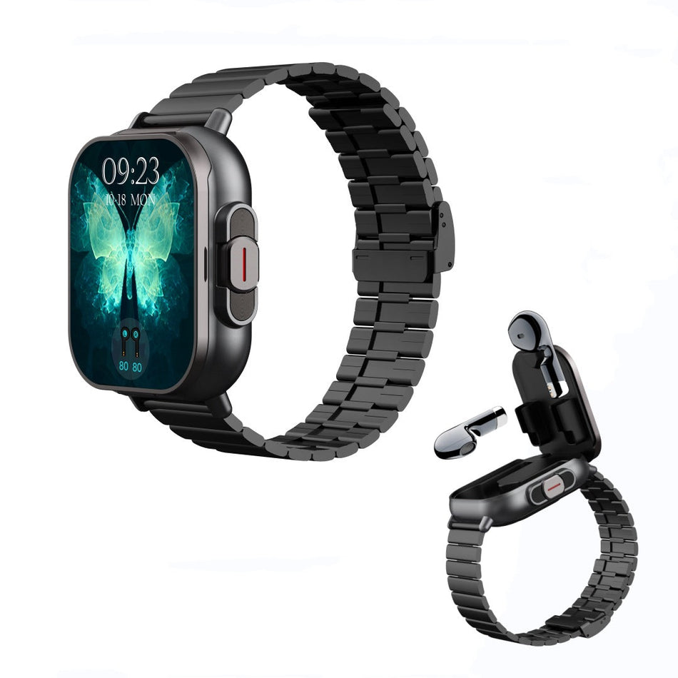 D8 Smartwatch & TWS Earbuds – Big 2″ Display