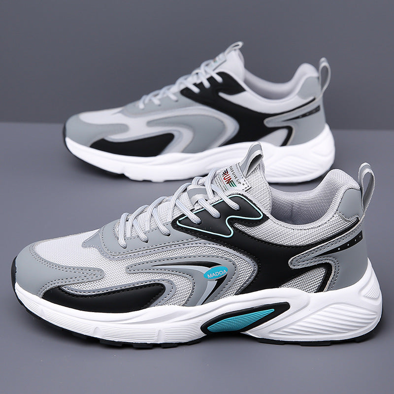 2026 Men’s Leather Casual Sports Shoes – Breathable & Stylish