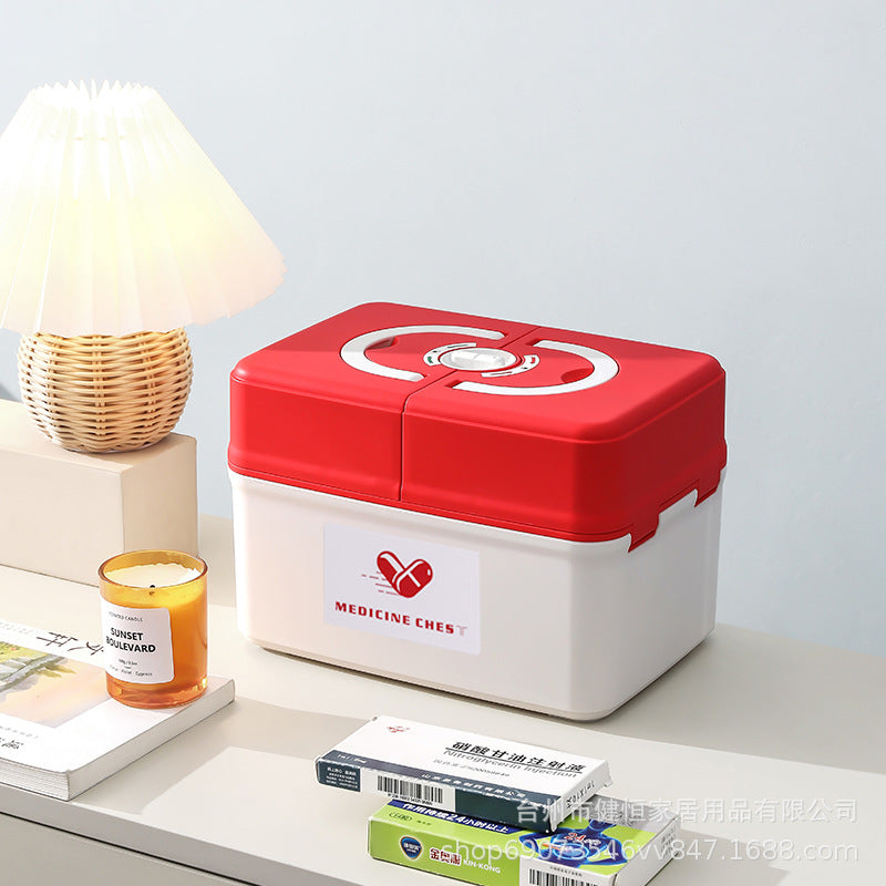 Large Capacity Portable Multi-Layer Medical Box