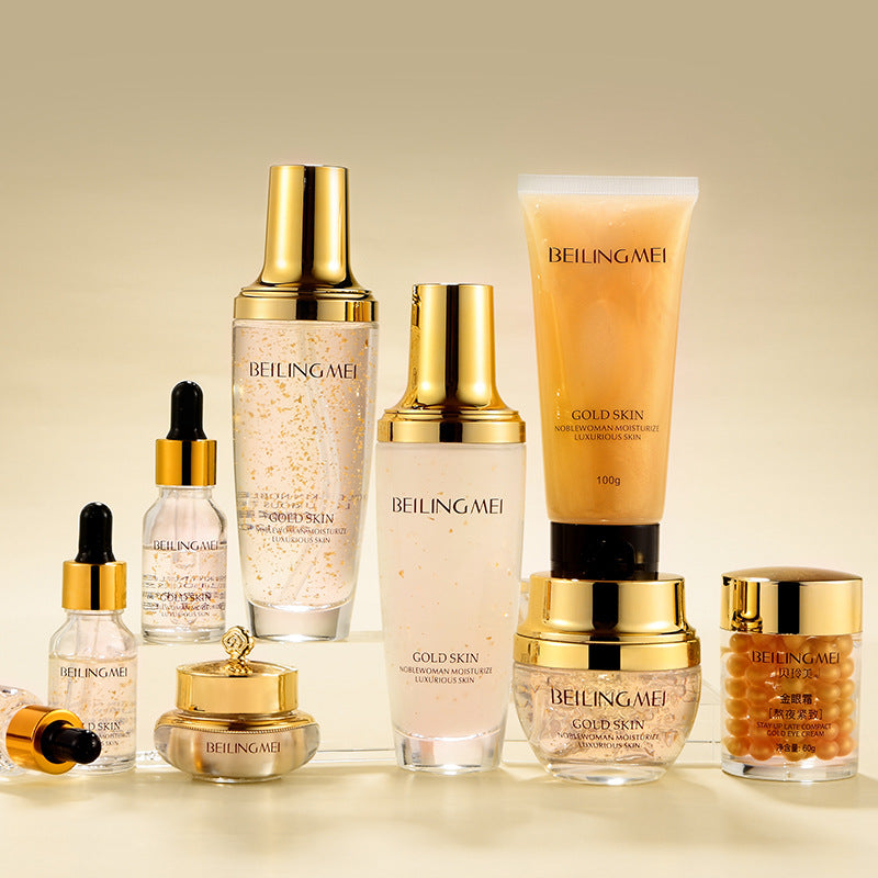 Bei Lingmei Gold Lady 9-Piece Skin Care Set – Hydrating &