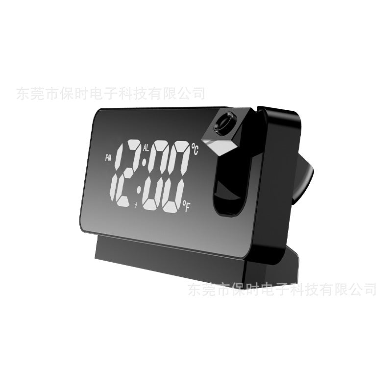 LED Mirror Smart Alarm Clock with Temp & Humidity