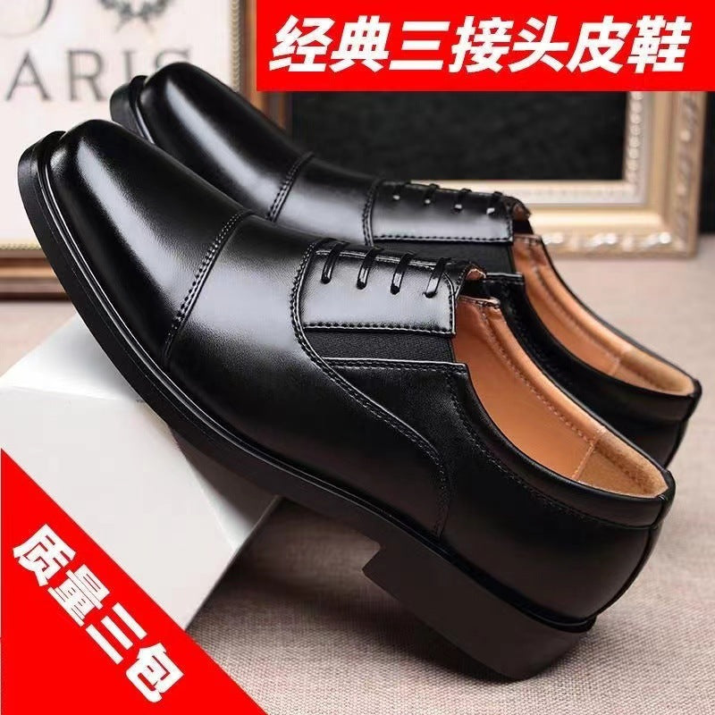 Men’s Casual Leather Shoes Business Anti-Slip Soft Sole