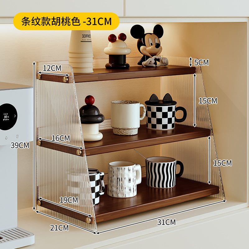 Countertop Cup Holder Coffee Tea Storage Rack