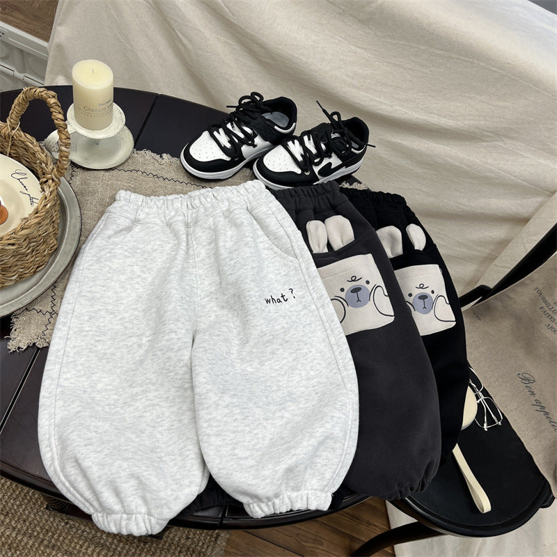 Kids' Sports Sweatpants Spring Autumn Loose Casual Pants