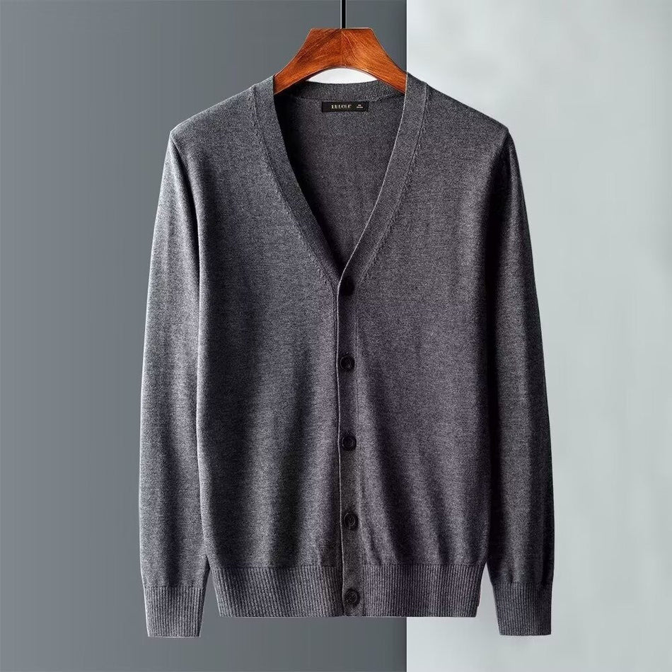Men’s Korean-Hong Kong Style Trendy Sweater Cardigan