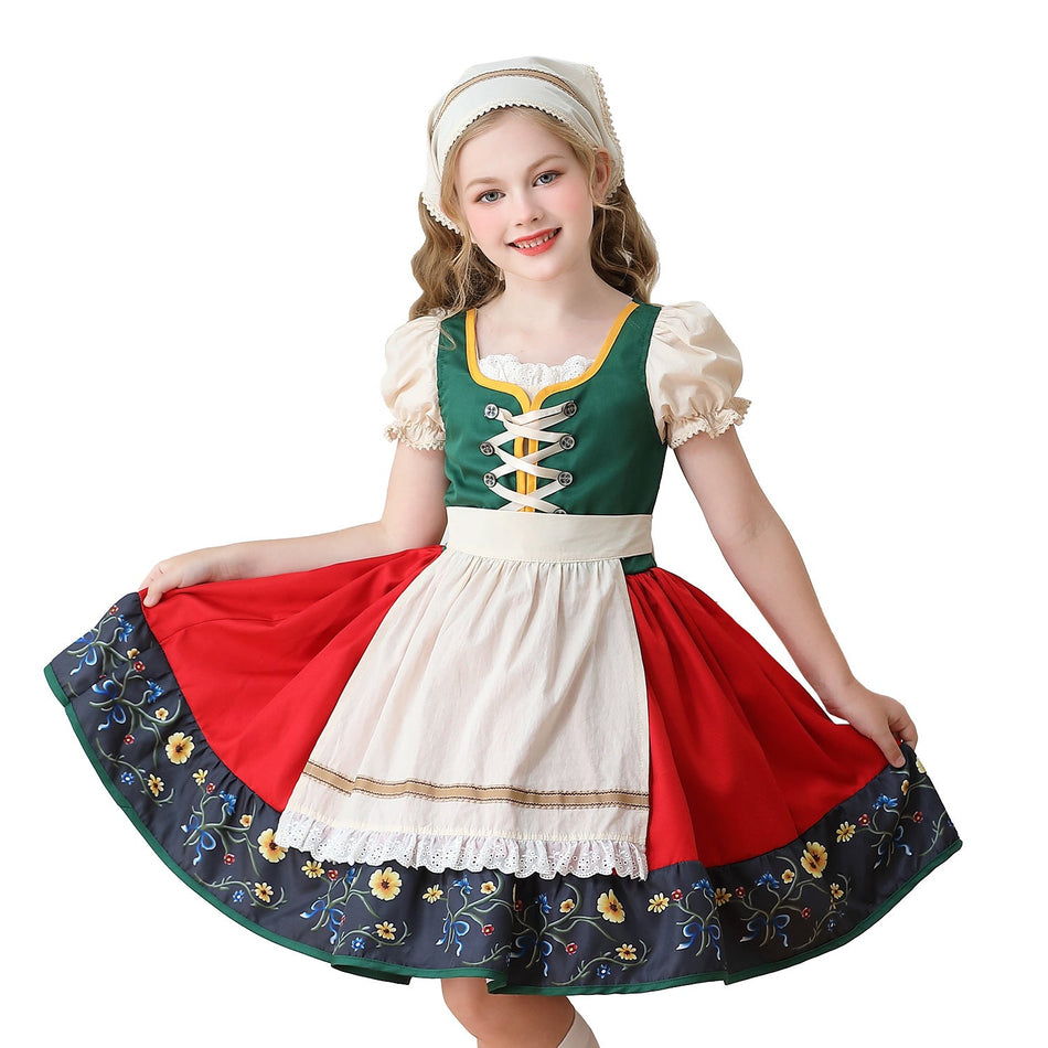Bavarian Children’s Clothing European Pastoral Girls Oktoberfest