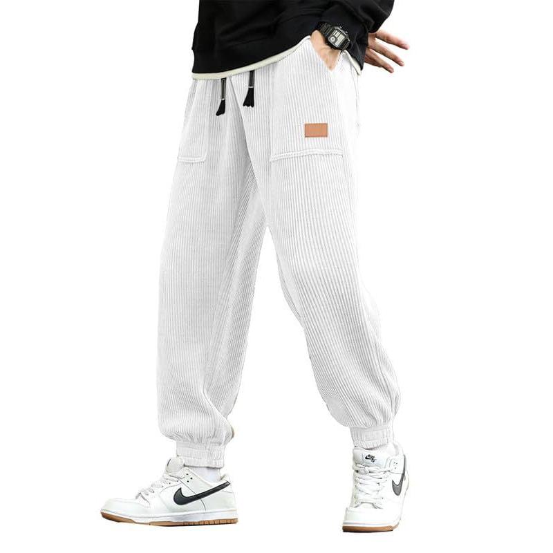 Men’s Corduroy Jogger Pants Loose Fit 2024