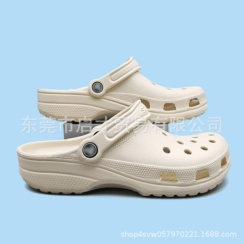 Cross Star Soft-Soled Non-Slip Beach Clogs for Men Women Fun