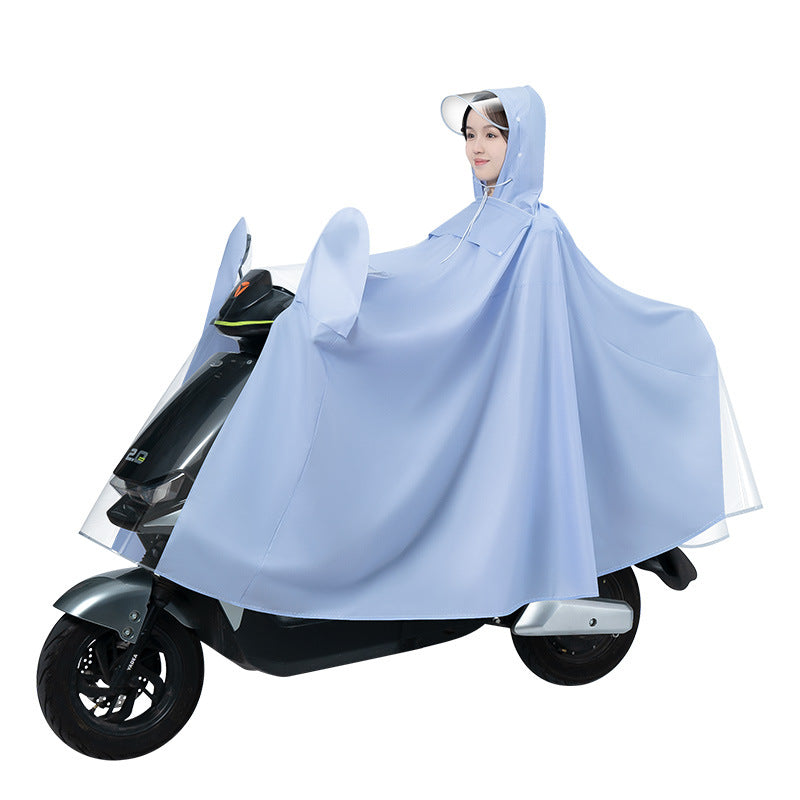 Dual-Use Motorbike Raincoat – Full-Body Waterproof Poncho