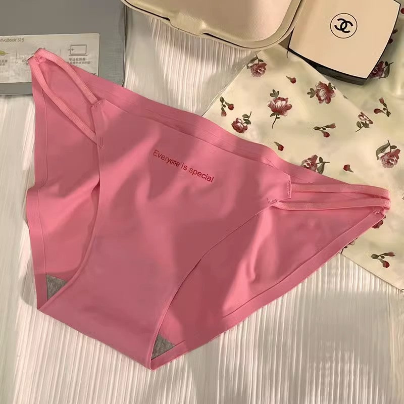 (Pack of 4 )Ice Silk Seamless Panties